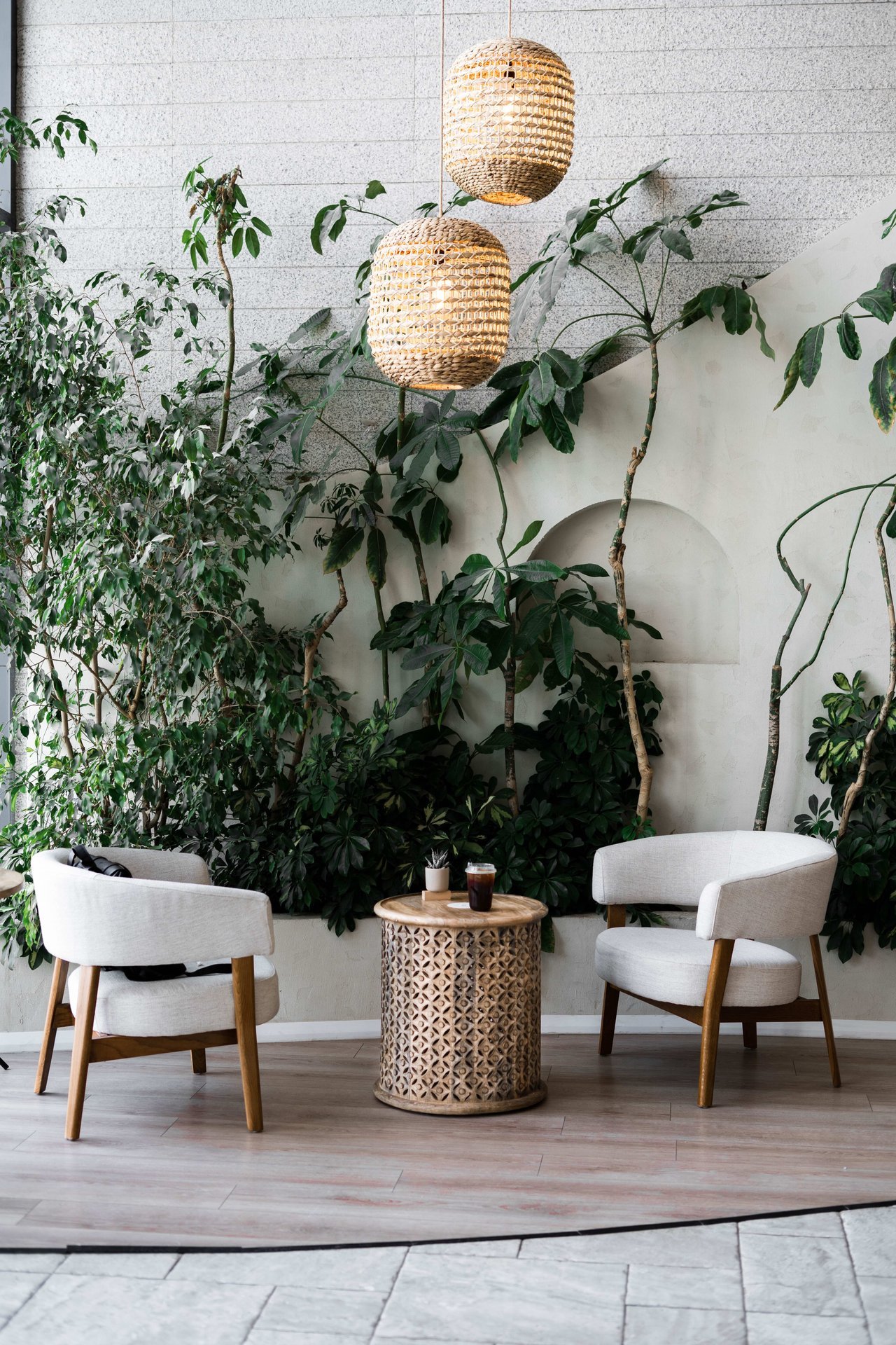 Interior lounge setting, decorative concept imagery